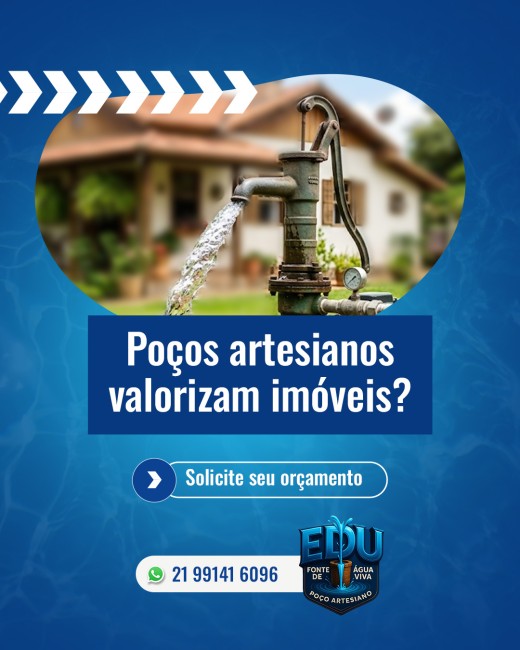 Poços artesianos valorizam imóveis?