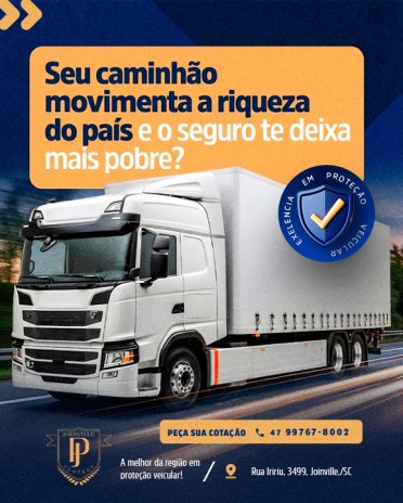 Seu caminhão movimenta a riqueza do país e o seguro te deixa mais pobre?