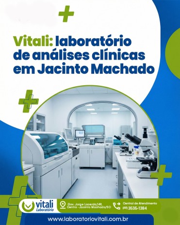 Vitali: laboratório de análises clínicas em Jacinto Machado