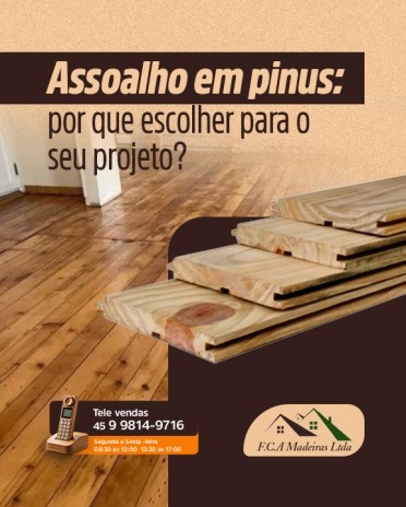 Assoalho em pinus: por que escolher para o seu projeto?