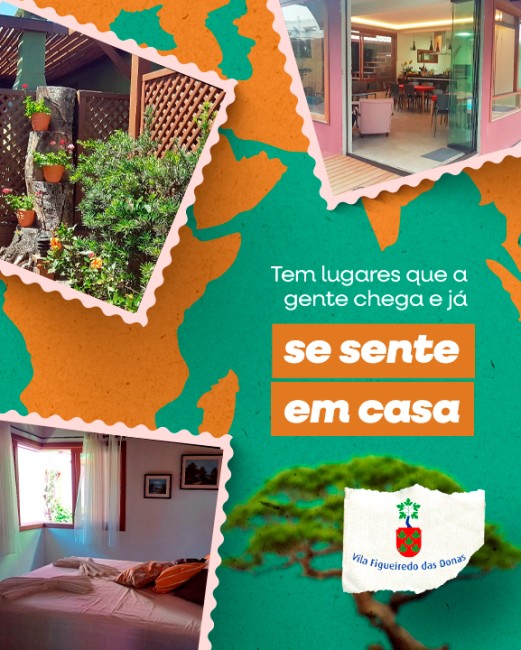 Tem lugares que a gente chega e já se sente em casa