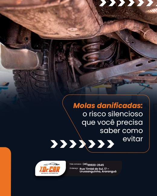 Molas danificadas: o risco silencioso que você precisa saber como evitar