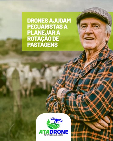 Drones ajudam pecuaristas a planejar a rotação de pastagens