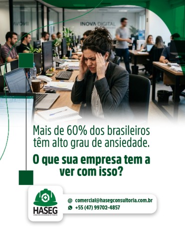 Mais de 60% dos brasileiros têm alto grau de ansiedade. O que sua empresa tem a ver com isso?