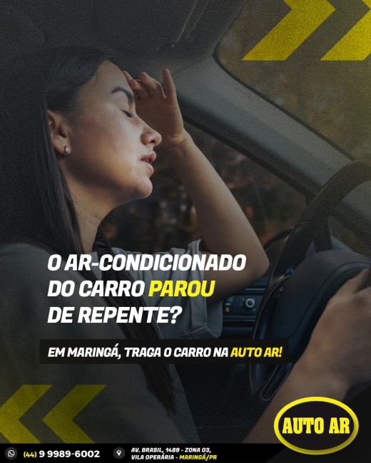 O ar-condicionado do carro parou de repente?