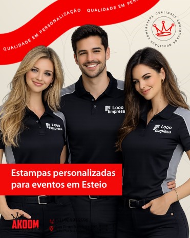 Estampas personalizadas para eventos em Esteio