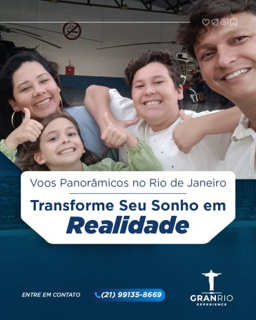 Voos Panorâmicos no Rio de Janeiro Transforme Seu Sonho em Realidade