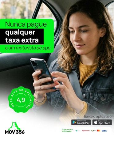 Nunca pague qualquer taxa extra a um motorista de app