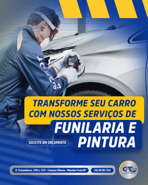 Transforme Seu Carro Com Nossos Serviços de Funilaria e Pintura