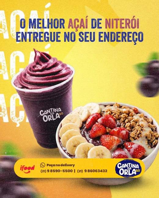 O melhor açaí de Niterói entregue no seu endereço