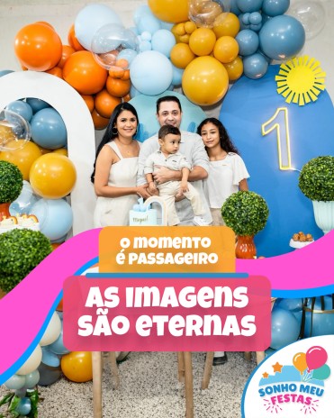 O momento é passageiro, as imagens são eternas