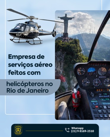 Empresa de serviços aéreos feitos com helicópteros no Rio de Janeiro
