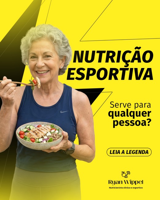 Nutrição esportiva serve para qualquer pessoa?