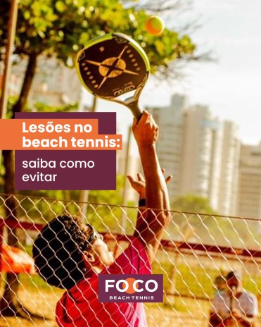 Lesões no beach tennis: saiba como evitar