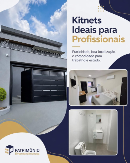 Kitnets Ideais para Profissionais
