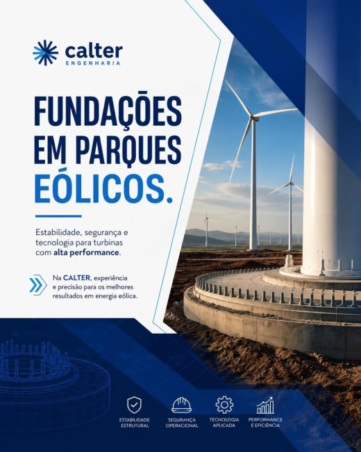 Fundações em parques eólicos