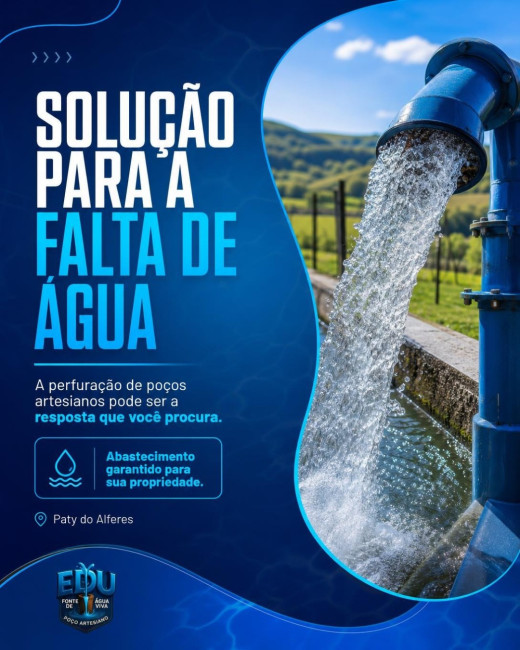 Solução para a falta de água