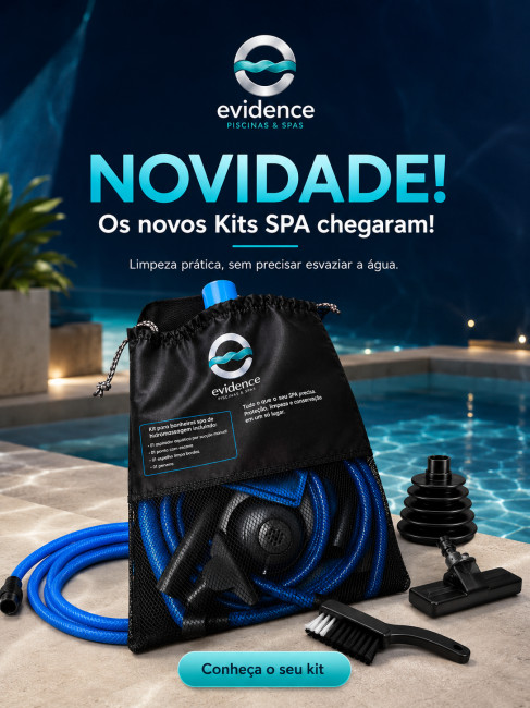 NOVIDADE! Os novos Kits SPA chegaram! - Limpeza prática, sem precisar esvaziar a água.