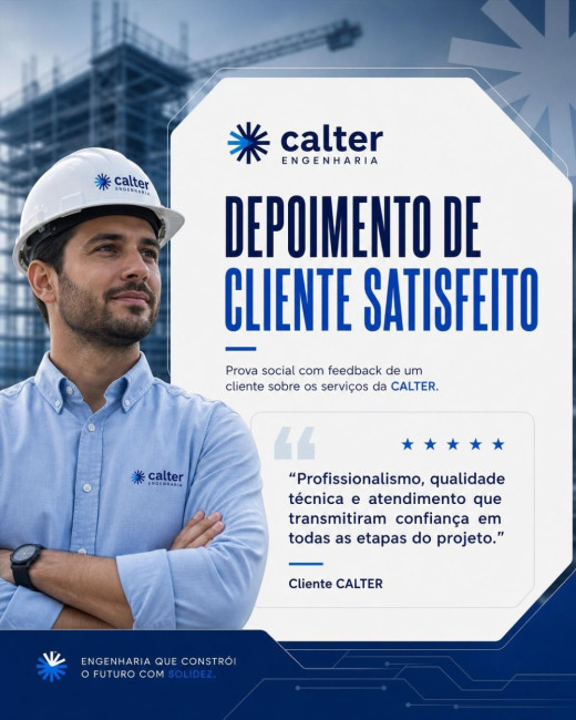 Depoimento de cliente satisfeito