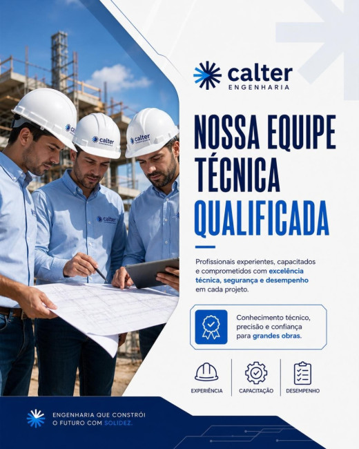 Nossa equipe técnica qualificada