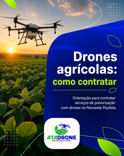 Drones agrícolas: como contratar