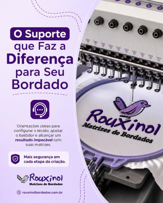 O Suporte que Faz a Diferença para Seu Bordado