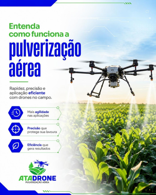 Entenda como funciona a pulverização aérea