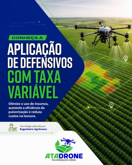 Conheça a Aplicação de Defensivos com Taxa Variável