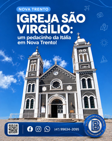 Igreja São Virgílio: um pedacinho da Itália em Nova Trento!