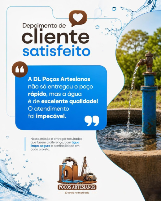 Depoimento de cliente satisfeito