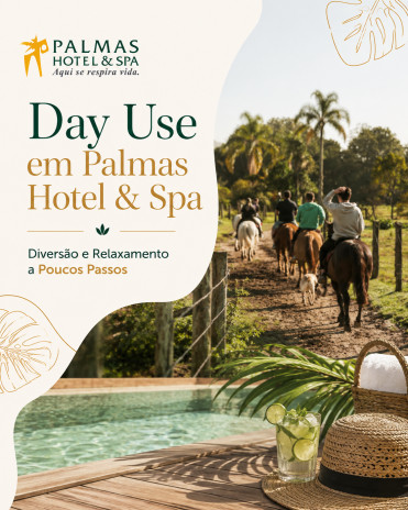 Day Use em Palmas Hotel & Spa Diversão e Relaxamento a Poucos Passos