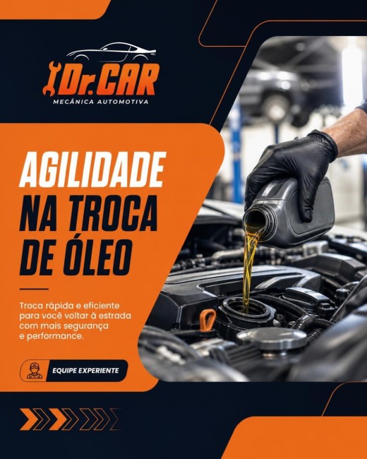 Agilidade na troca de óleo