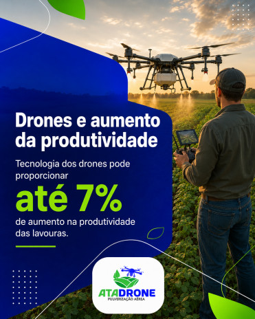Drones e aumento da produtividade