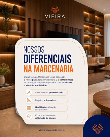 NOSSOS DIFERENCIAIS NA MARCENARIA