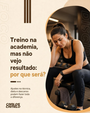 Treino na academia, mas não vejo resultado: por que será?