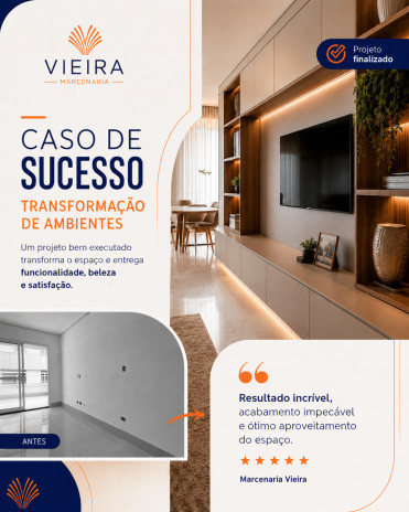 CASO DE SUCESSO TRANSFORMAÇÃO DE AMBIENTES