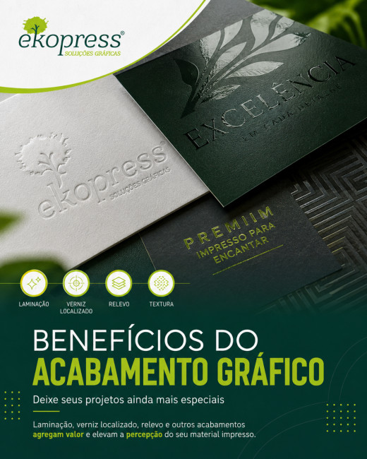 Benefícios do acabamento gráfico